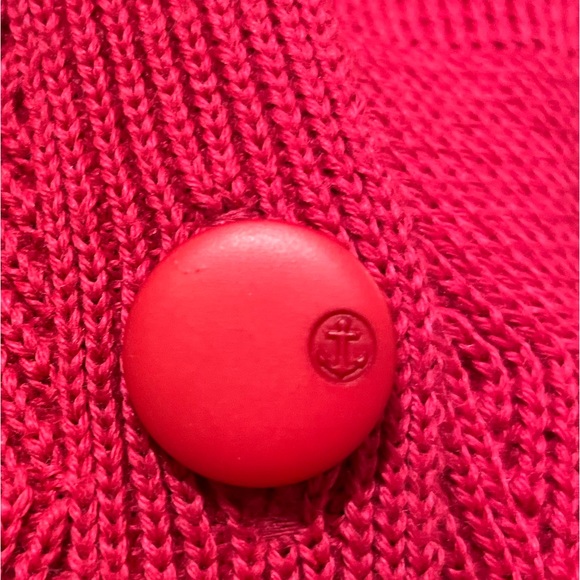 Saint James Pink Button Front Wool Blend Cardigan Nautical Sz 8 - Picture 5 of 14